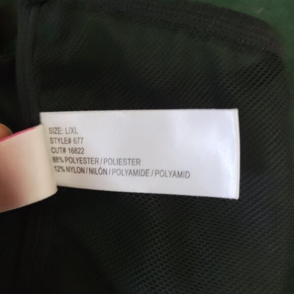 Shirley of Hollywood garter belt black lace size large - Picture 3 of 5